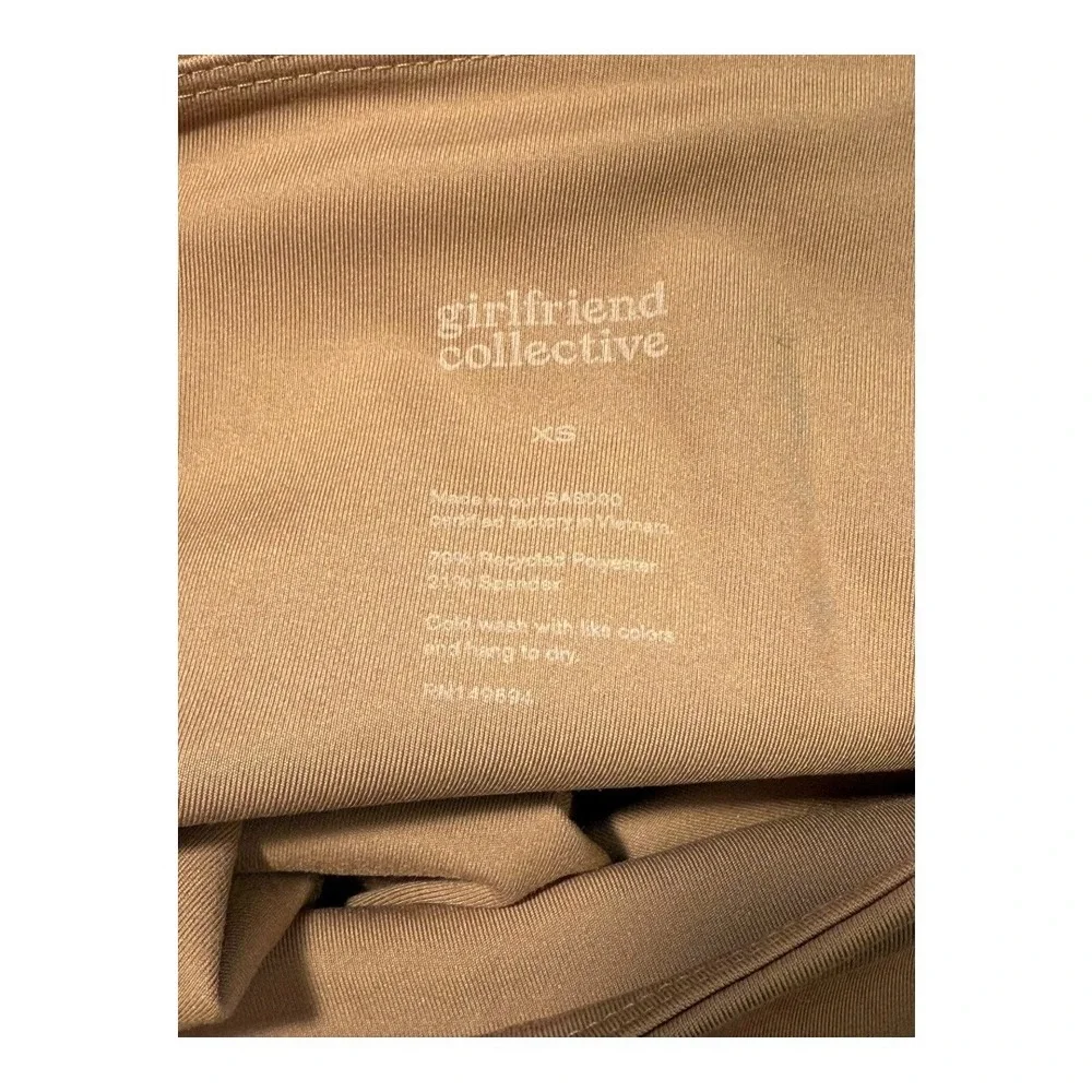 Girlfriend Collective High Rise Leggings Taupe Athleisure Workout Yoga Size XS - Picture 5 of 5